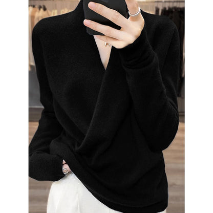 Pull enveloppant élégant pour femmes Chic und Stil