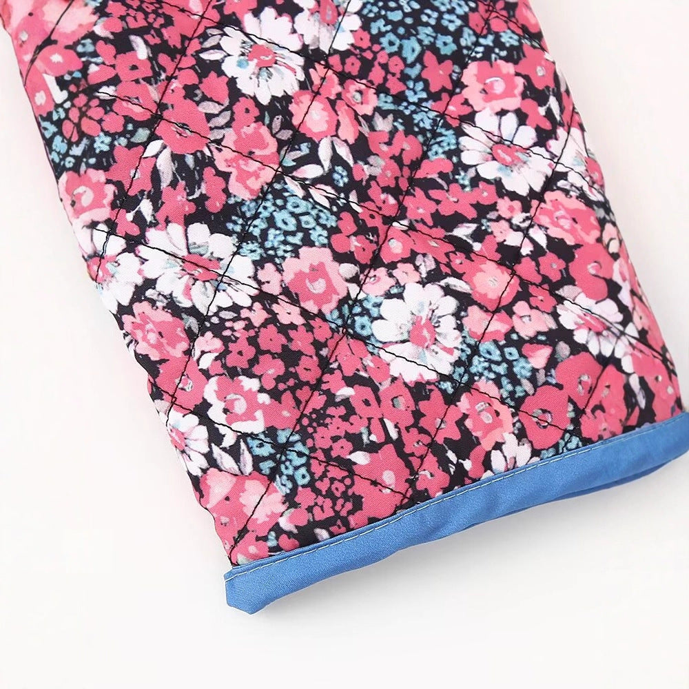 Dames blouson matelassé avec motif floral Chic und Stil