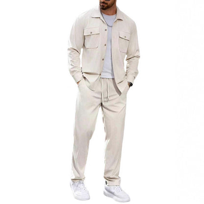 Costume de loisirs pour hommes moderne avec poches pratiques et taille élastique Chic und Stil