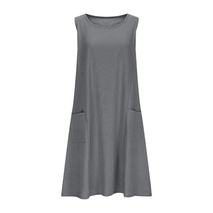 Robe shift sans manches Chic und Stil pour femmes