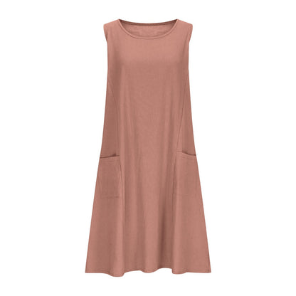 Robe shift sans manches Chic und Stil pour femmes