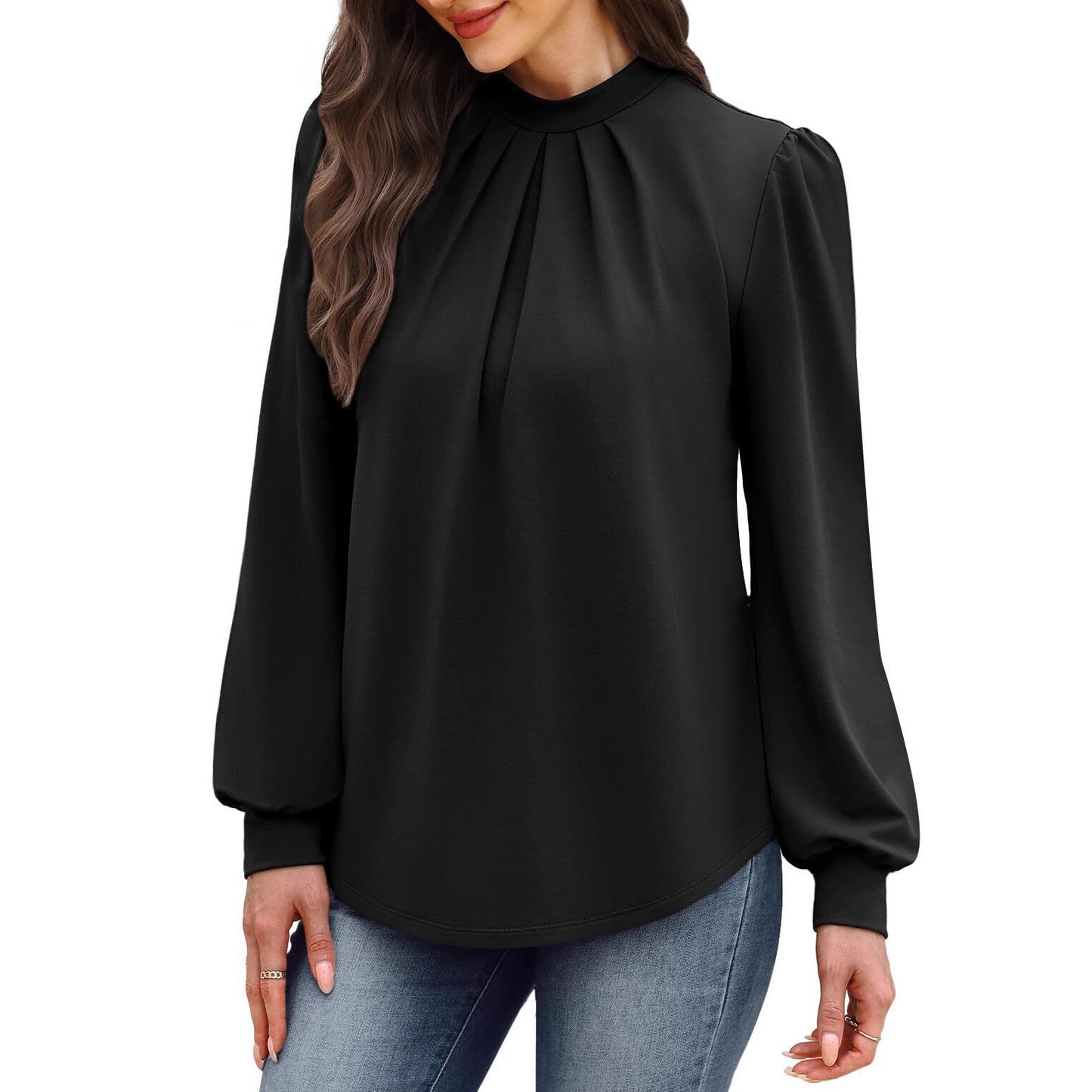 Dames élégante blouse avec manches bouffantes Chic und Stil