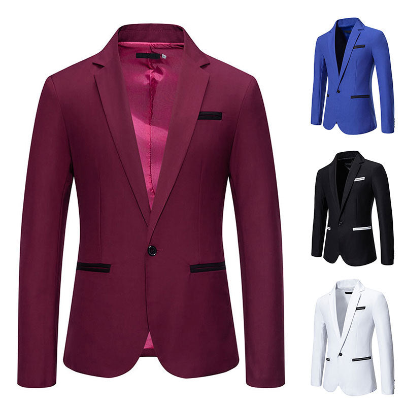 Elegant men's jacket with a modern cut and delicate Chic and Style accents