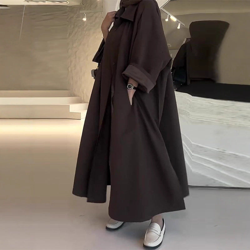 Robe chemise tendance pour femme à manches longues et coupe élégante Chic und Stil