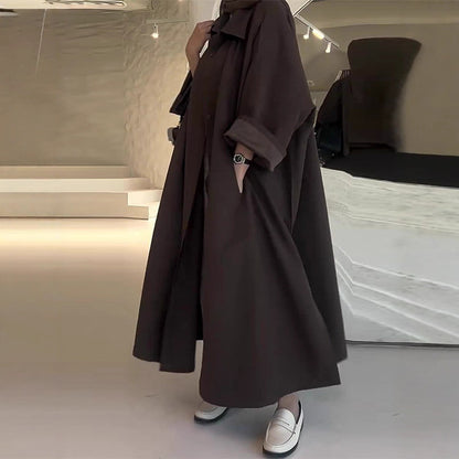 Robe chemise tendance pour femme à manches longues et coupe élégante Chic und Stil