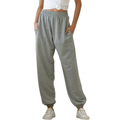 Ladies Comfortable and Casual Jogging Pants with Elastic Waist Chic and Style