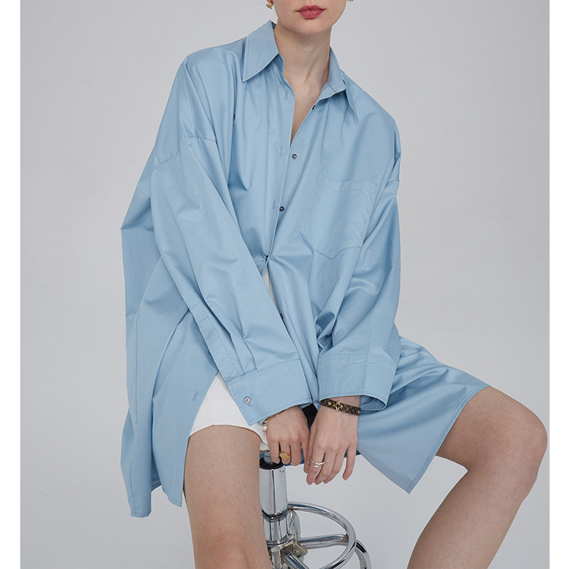 Chemise surdimensionnée à bouton pour femmes Chic und Stil