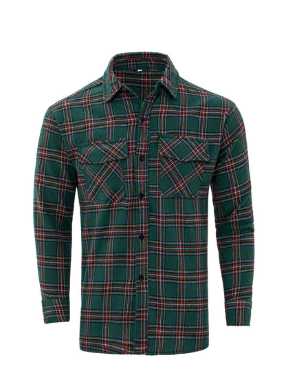 Chemise en flanelle à carreaux pour hommes Chic und Stil