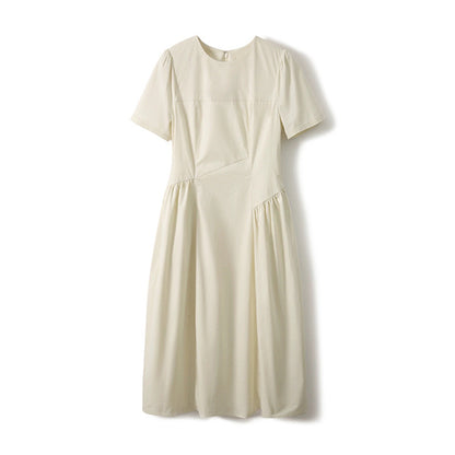 Robe maxi A-line pour femme avec jupe plissée Chic und Stil