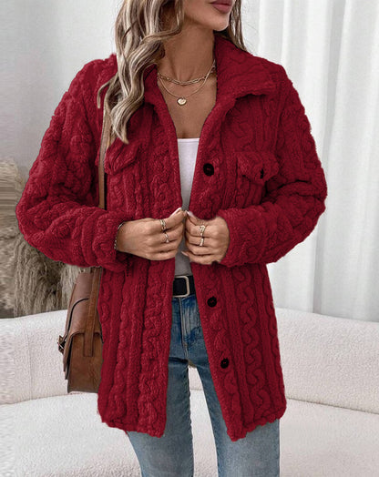 Women's pullover in soft polar quality Chic und Stil