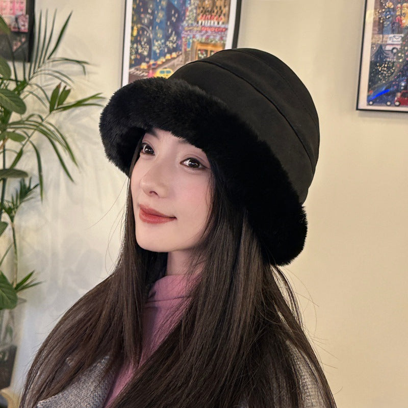 Dames Chaleureux et élégant bonnet en fourrure Chic und Stil