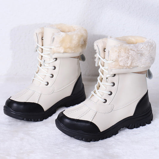 Bottes d'hiver pour femmes doublées avec semelle antidérapante Chic und Stil