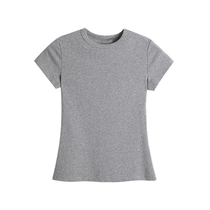 Haut court à manches courtes flottant pour femmes Chic und Stil