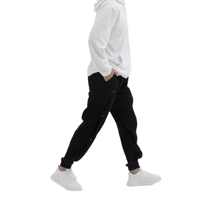 Men Stylish cargo pants with practical buttons and elastic waist Chic and Style