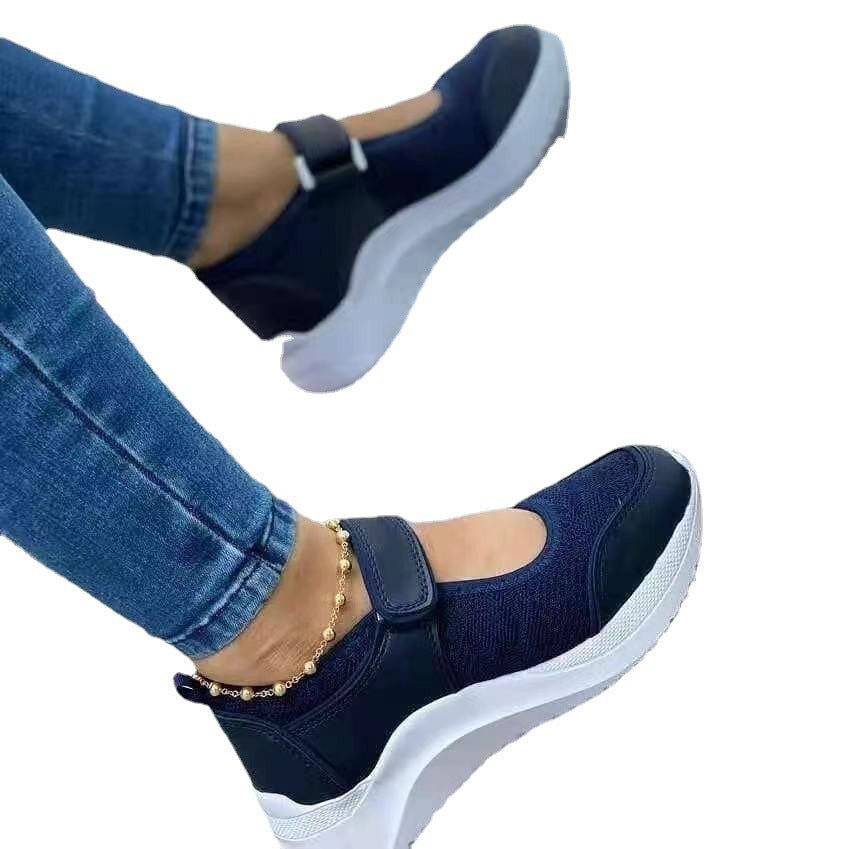 Baskets lacées confortables pour dames avec bande élastique et surface respirante Chic und Stil
