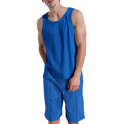 Tenue de sport décontractée pour hommes avec haut sans manches et shorts Chic und Stil