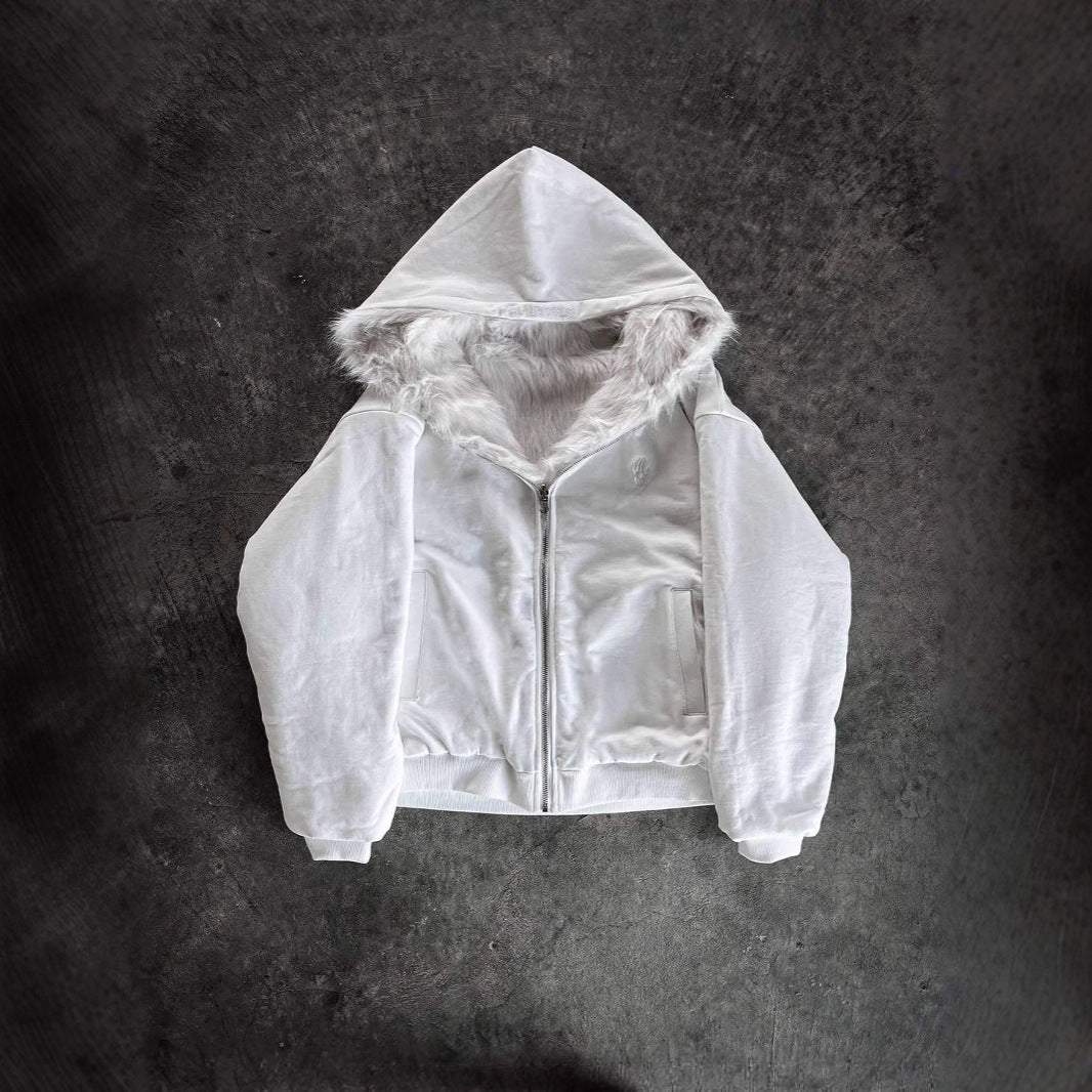 Dame veste à capuche avec doublure douce et coupe moderne Chic und Stil