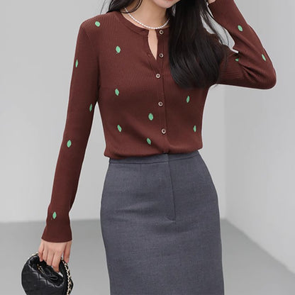 Cardigan élégant à boutons pour femmes Chic und Stil