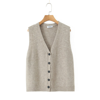 Dames ensemble en tricot élégant avec cardigan long, patte de boutonnage et pantalons larges Chic und Stil