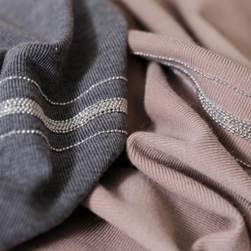 Robe décontractée minimaliste pour femmes avec panneau texturé Chic und Stil