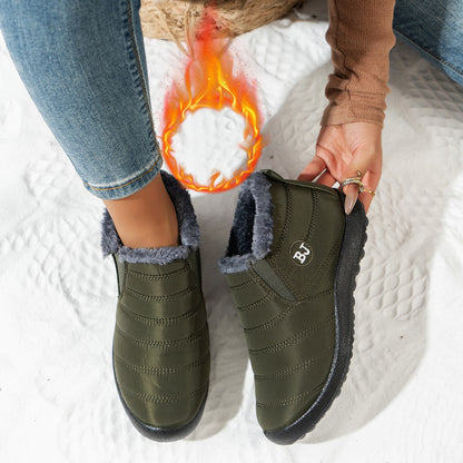 Bottes d'hiver confortables pour femmes avec doublure douillette et semelle antidérapante Chic und Stil