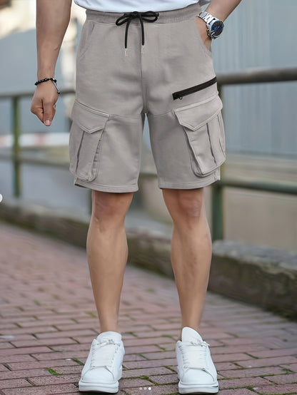 Shorts utilitaires style cargo pour hommes avec design à poches multiples Chic und Stil