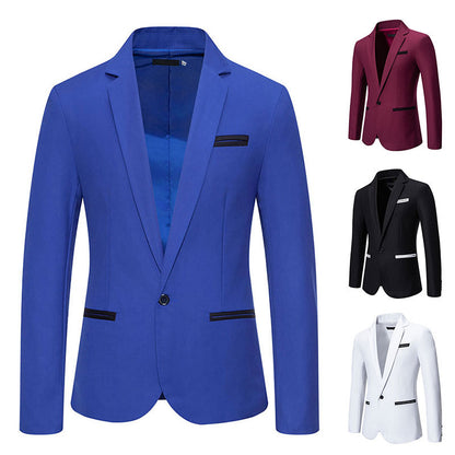 Elegant men's jacket with a modern cut and delicate Chic and Style accents