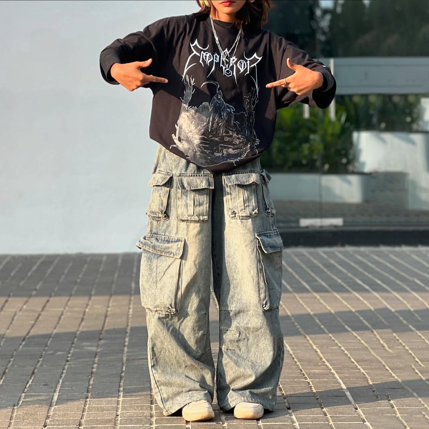 Cargo pants for women with a casual chic utilitarian style