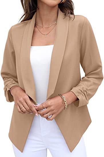 Blazer ouvert décontracté pour femmes Chic und Stil