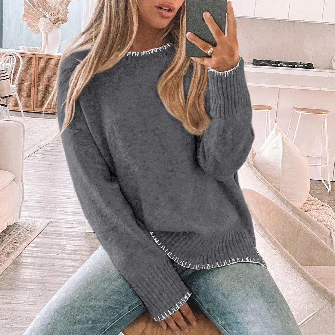 Dames grandes tailles pull en tricot Chic und Stil