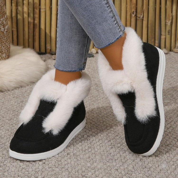 Chaussures de loisirs pour femmes avec doublure en polaire, coupe confortable et semelle antidérapante Chic und Stil