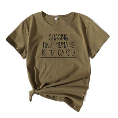 T-shirt de citation sur la parentalité décontracté pour femmes Chic und Stil