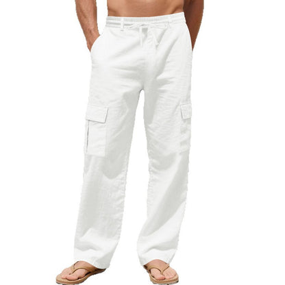 Men's cargo pants with elastic waistband and functional pockets Chic and Style