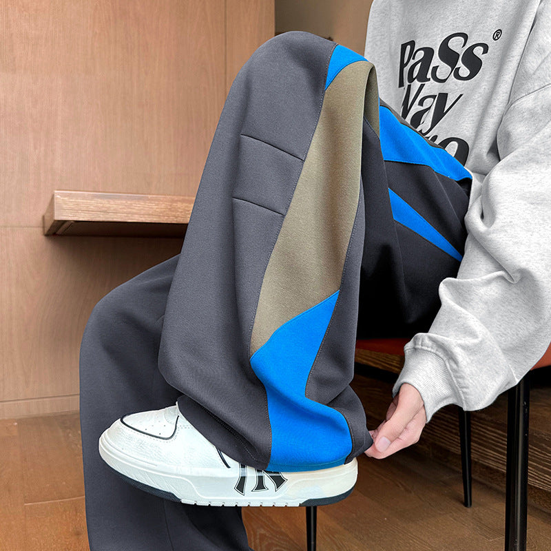 Women Casual Loose Fit Jogging Pants with Contrast Stripes on the Sides Chic and Style