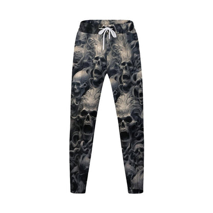 Men's cargo pants with unique skull pattern and elastic waist Chic und Stil