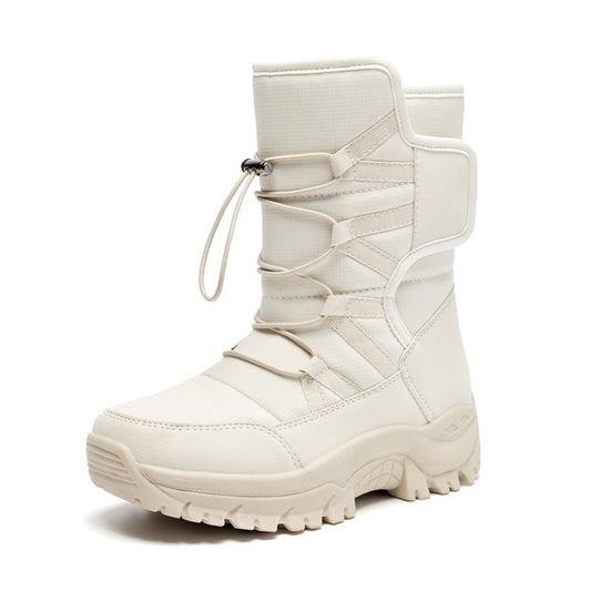 Bottes d'hiver pour femmes avec semelle antidérapante et système de laçage innovant Chic und Stil