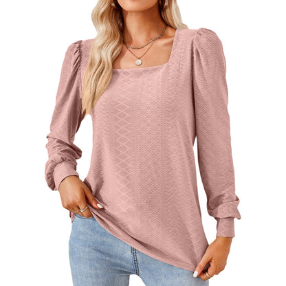 Dames Chemisier léger avec des manches bouffantes élégantes et un design structuré Chic und Stil