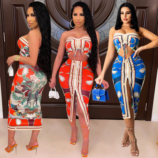 Ensemble de robes sans bretelles deux pièces Chic und Stil