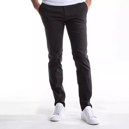 Comfortable chino pants for men with a modern cut and elastic waistband Chic and Style