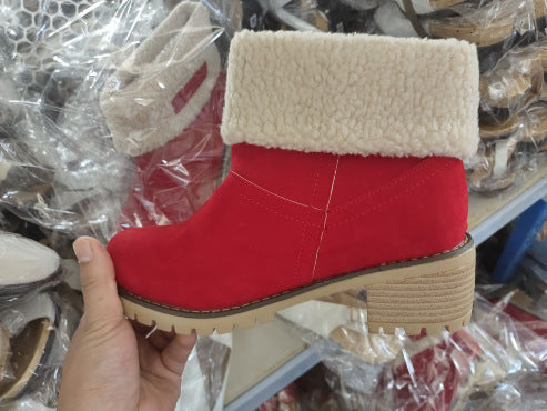 Bottes pour femmes avec tige doublée et semelle antidérapante Chic und Stil