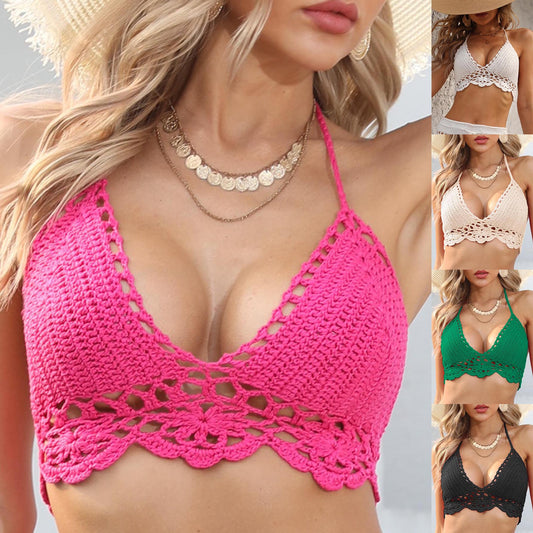 Dames crochet bralette top Chic und Stil