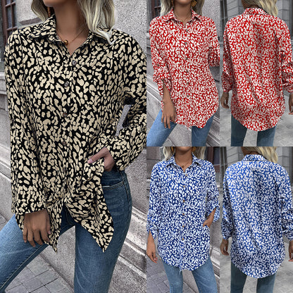 Chemisier femme léger avec imprimé animal et coupe confortable Chic und Stil