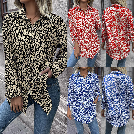 Chemisier femme léger avec imprimé animal et coupe confortable Chic und Stil