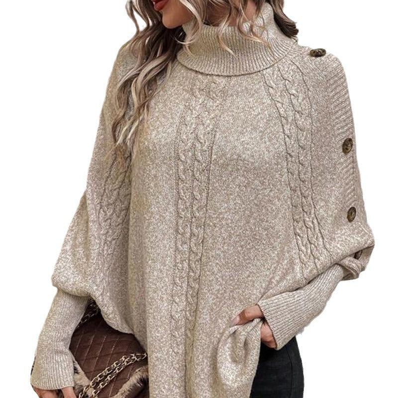 Pull en tricot pour femmes avec des détails de bouton élégants et une coupe décontractée Chic und Stil