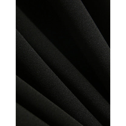 Robe chemise mi-longue élégante pour femmes avec ceinture à nouer Chic und Stil