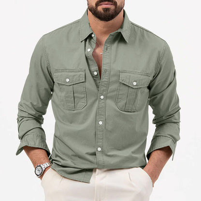 Chemise à manches courtes pour hommes avec deux poches poitrine et coupe moderne Chic und Stil