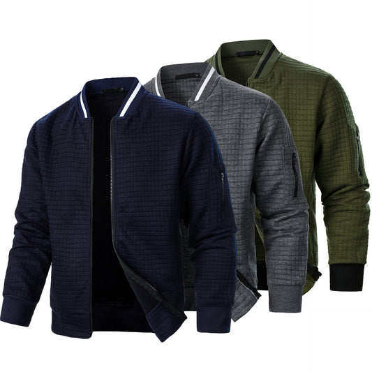 Veste bomber matelassée pour homme avec poches zippées fonctionnelles Chic und Stil