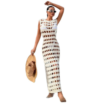 Robe maxi femme avec motif en dentelle délicat Chic und Stil