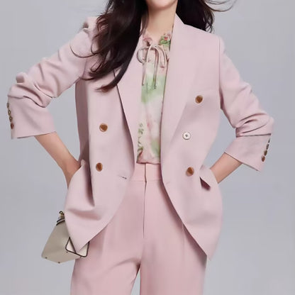 Blazer Femme Croisé Sur-Mesure Chic und Stil 1750846960