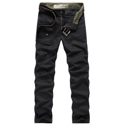 Multifunctional cargo pants for men with sturdy fabric and multiple zipped pockets Chic and Style